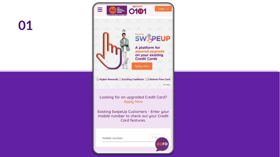 au small finance bank credit card
