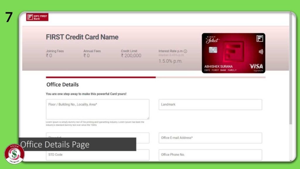 Club Vistara IDFC FIRST Credit Card apply online 2024