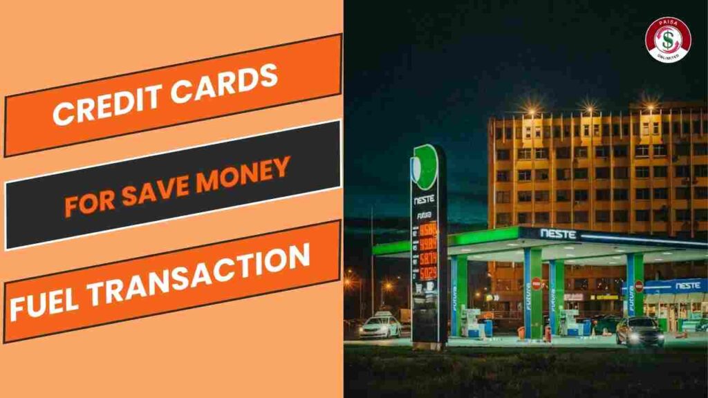 save money using this credit card on fuel pump